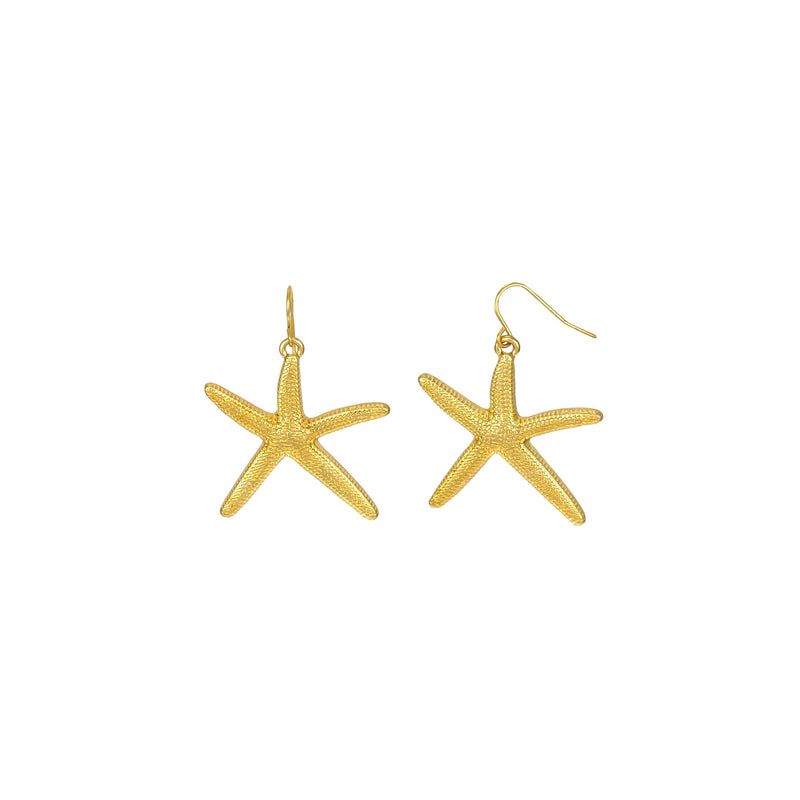 Dauplaise Jewelry Star Fish Drop Earrings