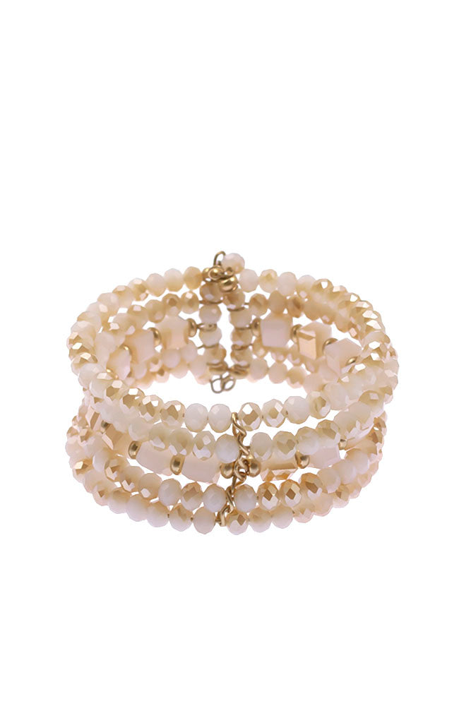 Dauplaise Jewelry - The Neutral Stone Cuff Bracelet