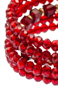The Red Stone Cuff Bracelet