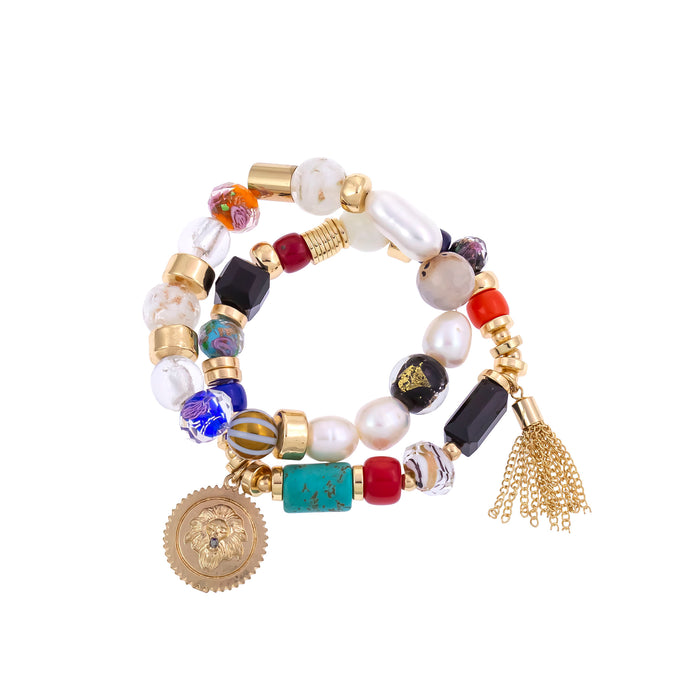 Dauplaise Jewelry Eclectic Stretch Bracelet
