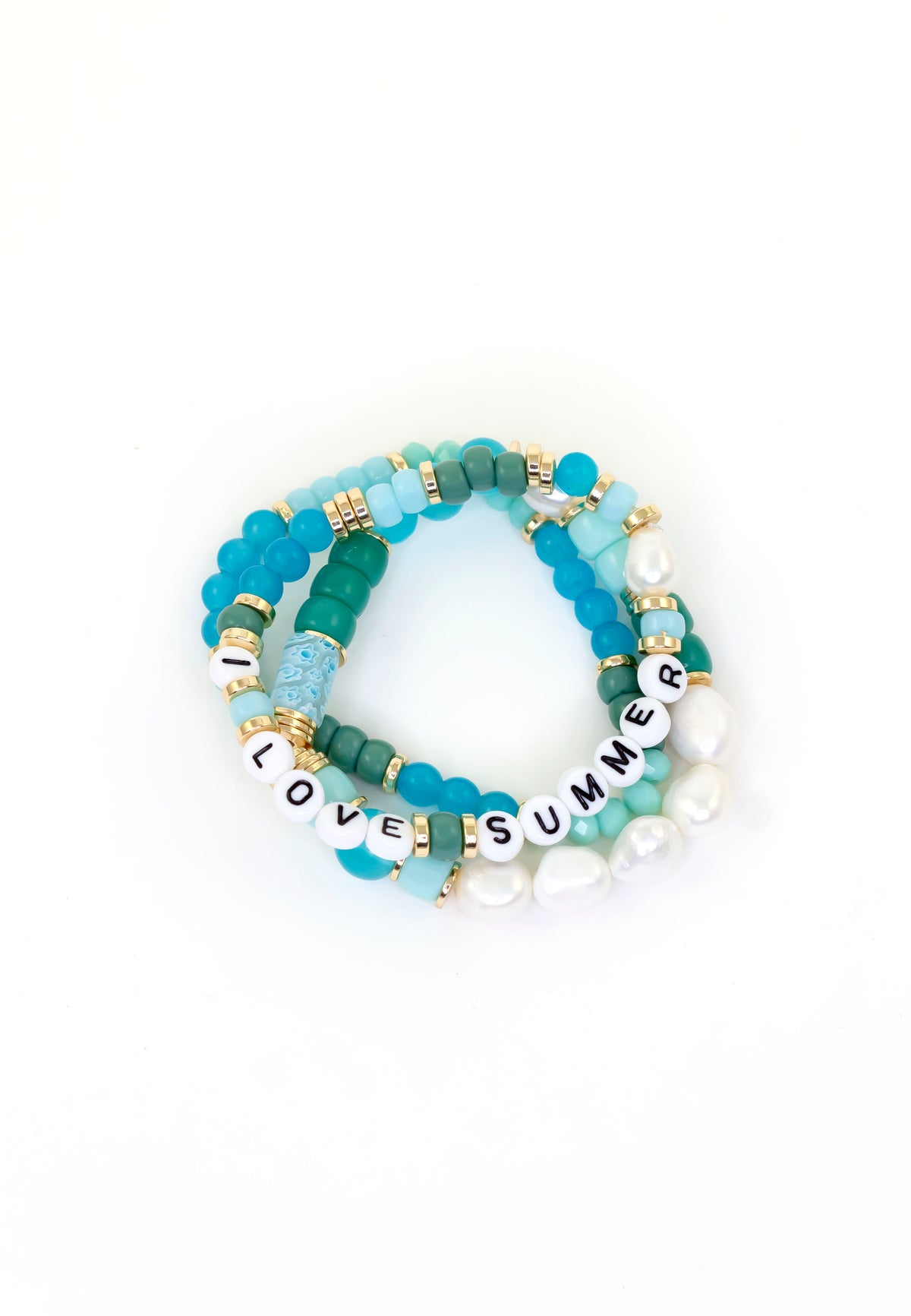 Dauplaise Jewelry - "I Love Summer" Bracelet Set