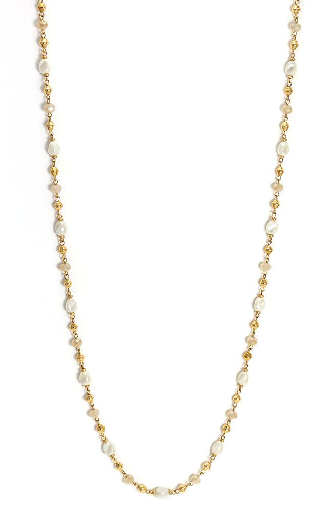 Laura Ashley The Long Pearl Necklace