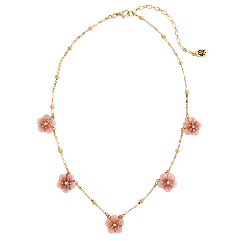 Laura Ashley Delicate Floral Necklace