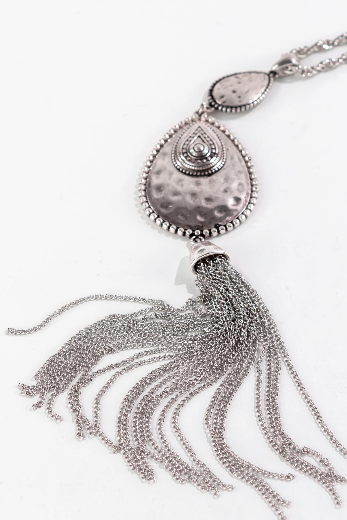 Ruby Rd. - Silver Tassel Necklace