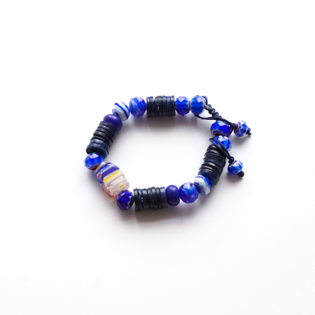 Dauplaise Jewelry Deep Blue Adjustable Bracelet
