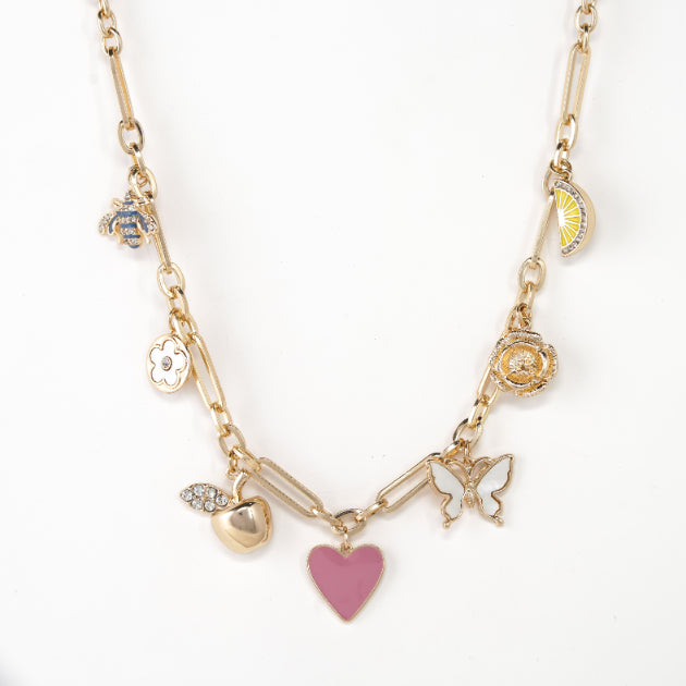 Laura Ashley Statement Charmed Necklace